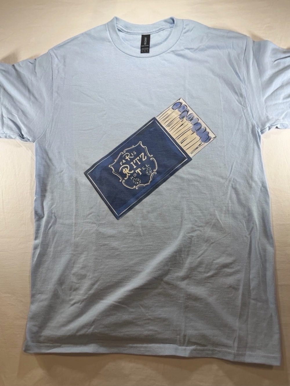 Ritz Paris match book Tshirt - NWT